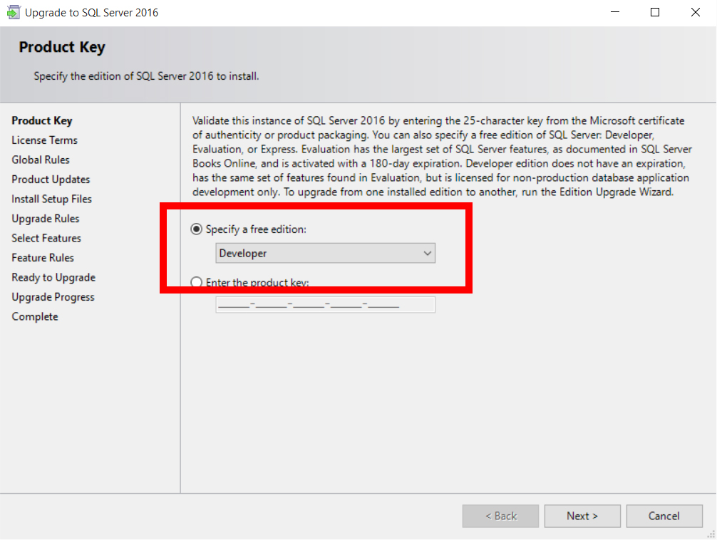 SQLServer 2016 non si avvia 8